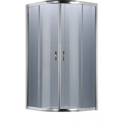 Kabina półokrągła 80 cm chrom / transparent Deante Alfa Plus KNA 052K